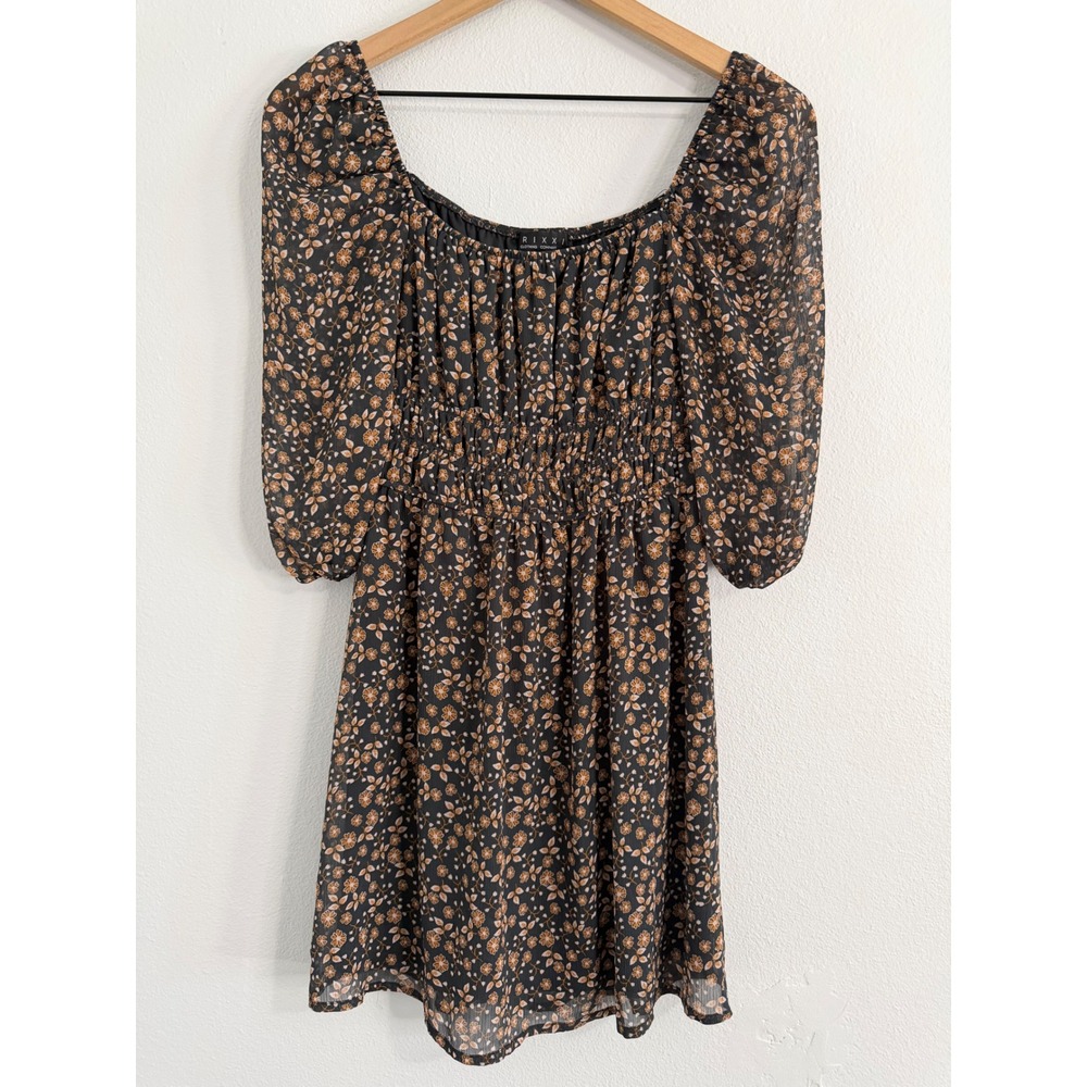 Francesca's Trixxi - Floral Smocked‎ Waist Dress